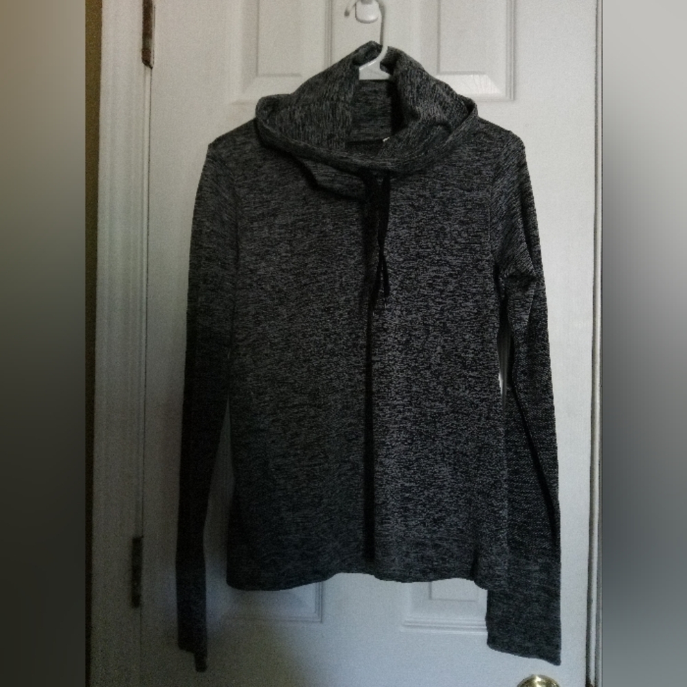 Forever 21 Charcoal Cowl Neck Sweater